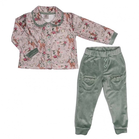Conjunto Menina Floresta
