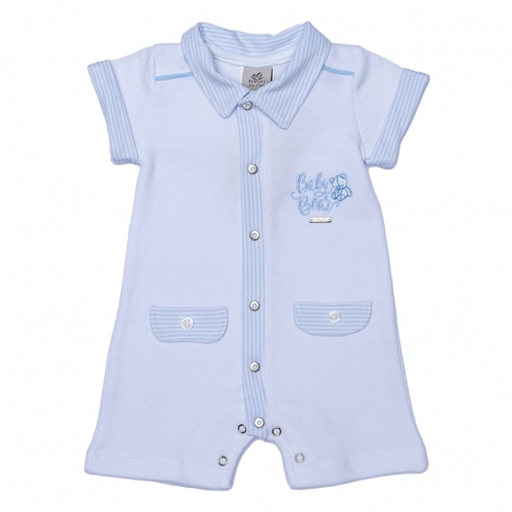 Macac�o Menino Curto Tricot 