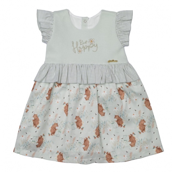 Vestido Tricot Margaridas 
