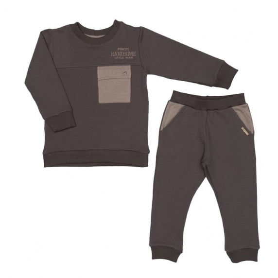 Conjunto Menino Moletom Jaquard