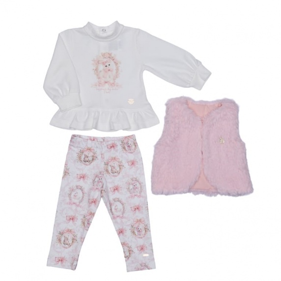 Conjunto Body Menina 3 Pe�as