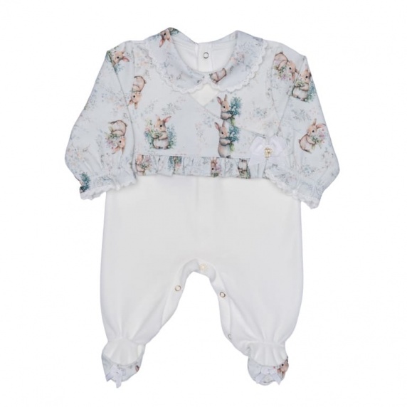 Macac�o Menina Plush Coelhas