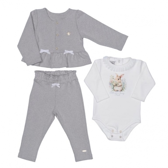 Conjunto Body Menina 3 P�s 