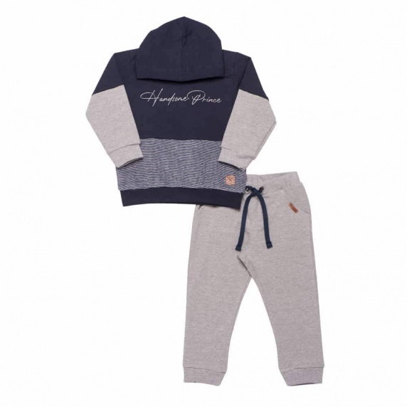 Conjunto Menino Blus�o Listrado 