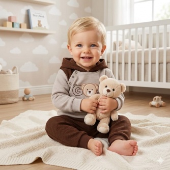 Conjunto Menino Bordado Jaquard