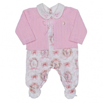 Macac�o Menina Casaco Tricot