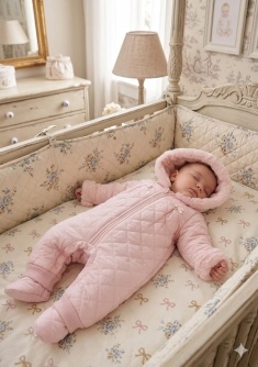Macac�o Nylon Dublado Rosa