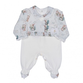 Macac�o Menina Plush Coelhas