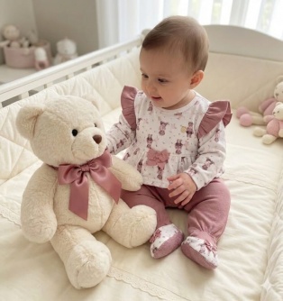 Macac�o Menina Plush Ursas
