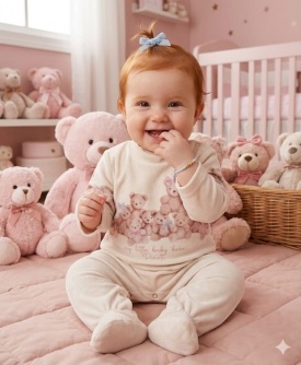 Macac�o Menina Plush Ursas