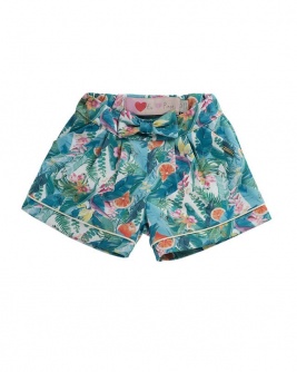 Short Menina Estampa Laranjas