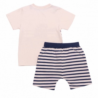 Conjunto Menino Camiseta Barcos 