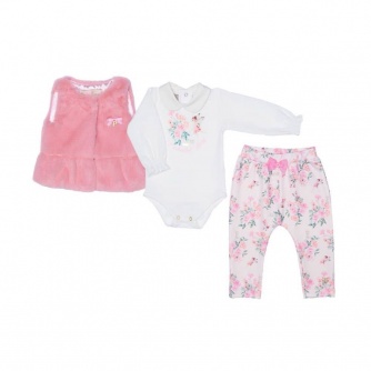 Conjunto Menina 3 Peas - Floral 