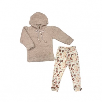 Conjunto Menina Sherpa