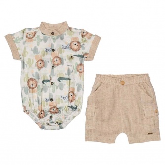 Conjunto Body Curto Leo 